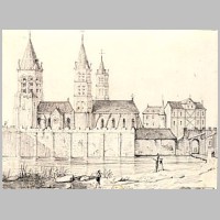 Saint-Germain-des-Prés. L'église au 15e siècle.jpg